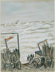 Strand bei Flut