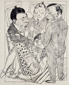 Die Enttäuschten II von Max Beckmann