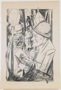 Der Heimweg, Platte 2 aus der Serie „Hölle“ von Max Beckmann