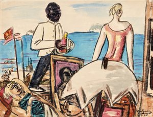 Strandcafé Zandvoort von Max Beckmann