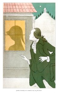 Goethe beobachtet den Schatten von Lili auf der Jalousie, 1904 von Henry Maximilian Beerbohm
