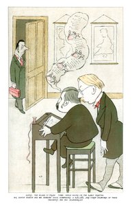 Mr. Austin Dobson und Mr. Edmund Gosse komponieren eine Ballade von Henry Maximilian Beerbohm