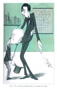 Mr. WB Yeats, stellt Mr. George Moore der Königin der Feen vor, 1904 von Henry Maximilian Beerbohm