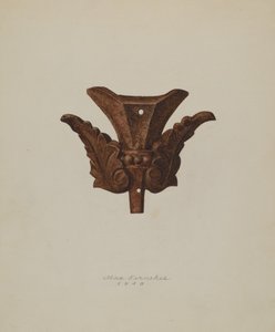 Ornamentales Eisenblatt, 1938 von Max Fernekes
