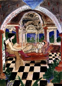 Apollinaire und seine Muse, ca. 1900-1944 von Max Jacob