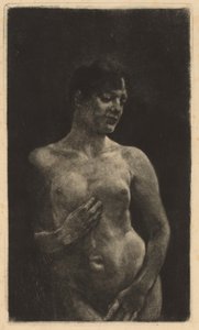 Ein stehender Akt, 1891 von Max Klinger