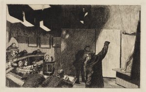 Aktsaal der Kunstgewerbeschule von Max Klinger