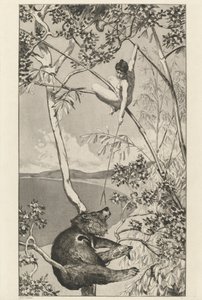 Bär und Elfe von Max Klinger