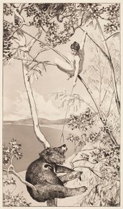 Bär und Fee von Max Klinger