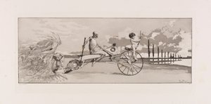 Amor, Tod und Jenseits, Platte XII aus Intermezzos..., 1881