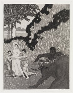 Der Stier (Zelt, Opus XIV, 1. Teil, Nr. 6) von Max Klinger