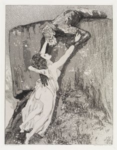 Flucht (Zelt, Opus XIV, 1. Teil, Nr. 21) von Max Klinger