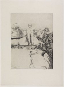 Integer vitae (Einzelblatt aus: Vom Tode, Zweiter Theil, Opus XI, Blatt 1) von Max Klinger