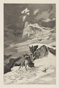 Intermezzi, Opus IV, Bl. 5: Kämpfende Zentauren von Max Klinger