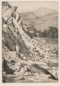 Erdrutsch Opus IV, 6, 1881 von Max Klinger