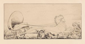Opus VI, aus Paraphrase über das Finden eines Handschuhs, 1881 von Max Klinger