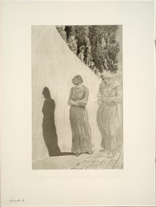 Scham, Tafel neun aus Eine Liebe von Max Klinger