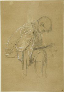 Der Chronist (recto und verso) von Max Klinger