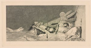 Ängste, aus der Serie Ein Handschuh von Max Klinger
