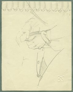 Händestudie von Max Kurzweil