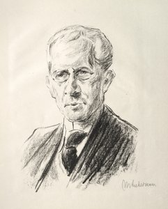 Arno Holz Mappe: Porträt Arno Holz von Max Liebermann