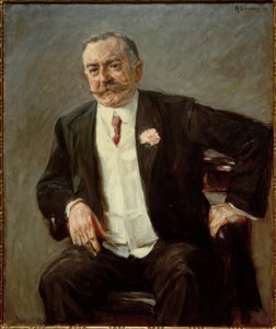 Bildnis des Industriellen Geheimrat Friedrich Carl Duisberg, sitzend