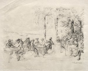Café an der Havel von Max Liebermann