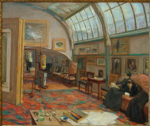 Das Atelier des Künstlers von Max Liebermann