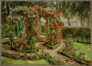 Der Rosengarten in Wannsee von Max Liebermann