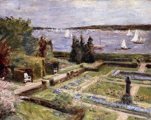 Garten der Familie Arnhold am Wannsee, 1911 von Max Liebermann