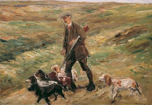 Jäger in den Dünen