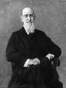 James Israel, Porträt, Gem. M. Liebermann