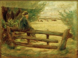 Junge mit Kühen von Max Liebermann