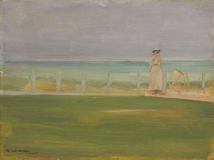 Dame am Strand, 1901 von Max Liebermann