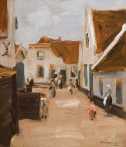 Dorfstraße in Noordwijk von Max Liebermann