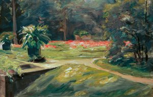 M. Liebermann, Wannseegarten Blumenterrasse von Max Liebermann