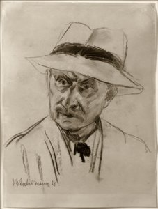 Max Liebermann, Selbstbildnis mit Panamahut