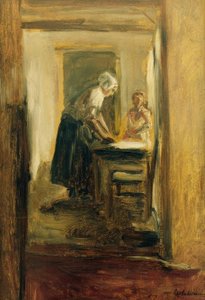 Plätterin von Max Liebermann