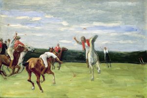 Polospieler im Jenischpark, Hamburg, 1903