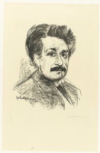 Porträt Albert Einstein von Max Liebermann