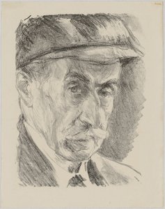 Selbstporträt mit Mütze von Max Liebermann