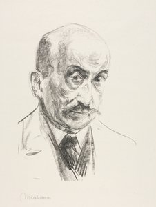 Selbstporträt, 1921 von Max Liebermann