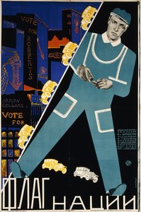 Flagge der Nation, ca. 1928 von Max Litvak