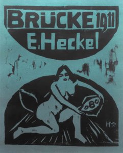 6. Jahresmappe der K.G. Brücke für das Jahr 1911 für Heckel von Max Pechstein
