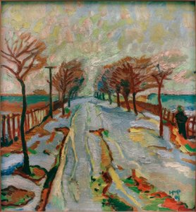 Märzenschnee I von Max Pechstein