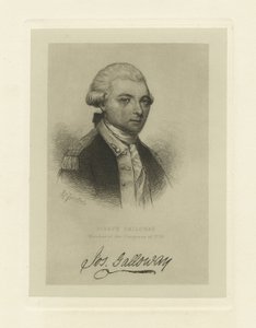 Joseph Galloway, Mitglied des Kongresses von 1774, ca. 1885 von Max Rosenthal
