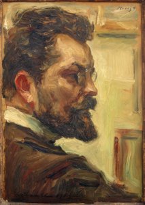 Selbstbildnis 1903 von Max Slevogt