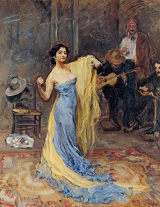 Porträt der Tänzerin Marietta di Rigardo von Max Slevogt