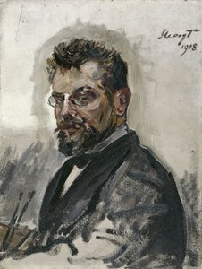 Selbstbildnis von Max Slevogt