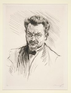 Selbstporträt von Max Slevogt